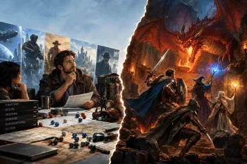 Tabletop roleplaying compared with a fantasy dragon encounter